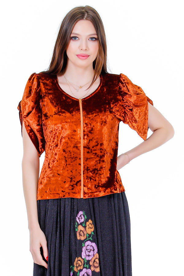 Bluza catifea  Liza Panait Liza Panait Online Boutique